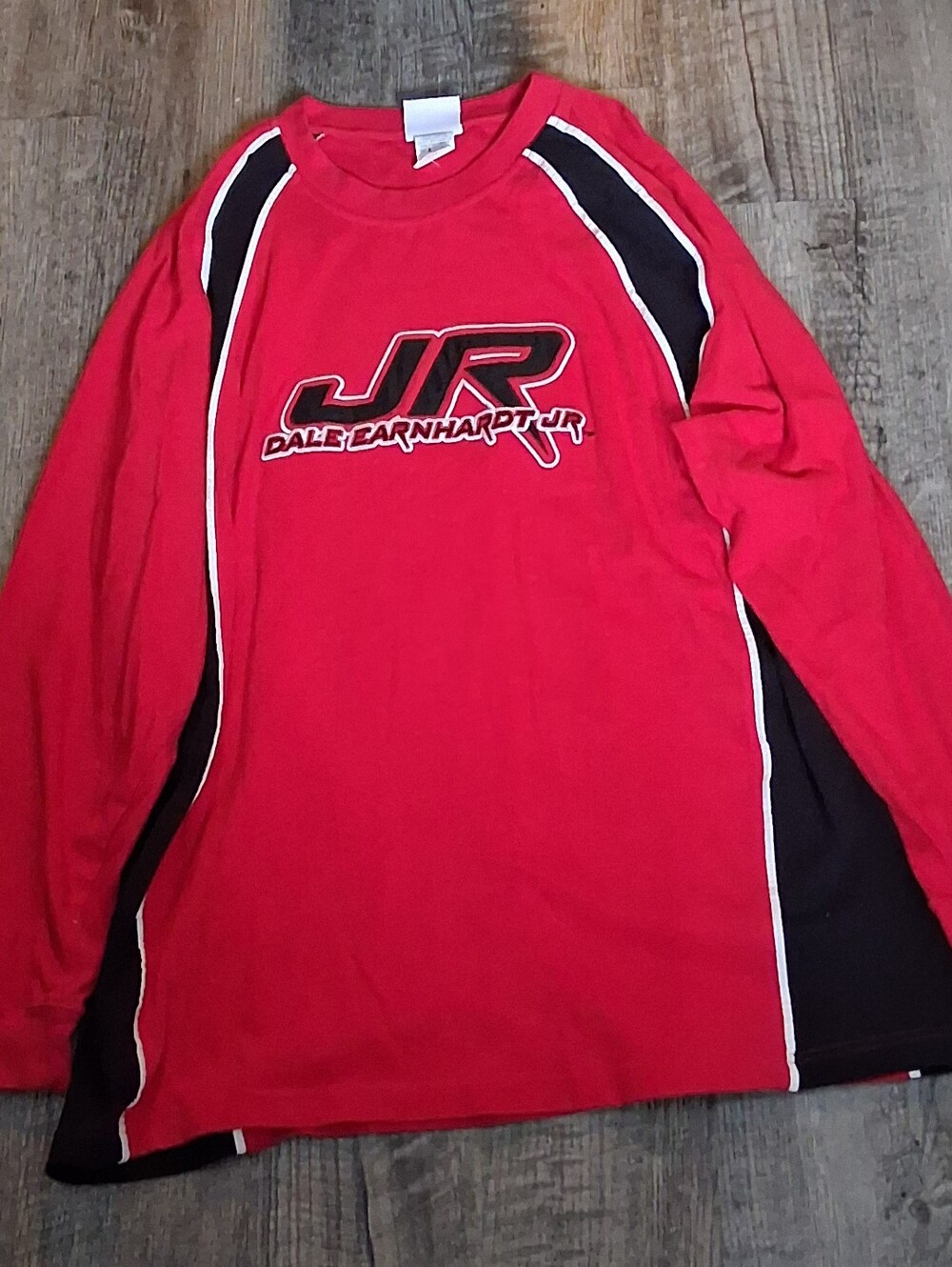 Vintage Dale Earnhardt Jr. NASCAR Long Sleeve Shirt - Red/Black